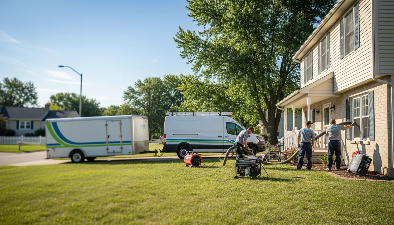 Flooded Basement Restoration And Cleanup With Repair in Wales, WI near me